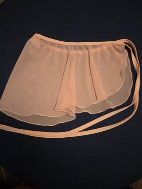 Capezio Ballet Pink Chiffon Wrap Dance Skirt PS Petite Small
